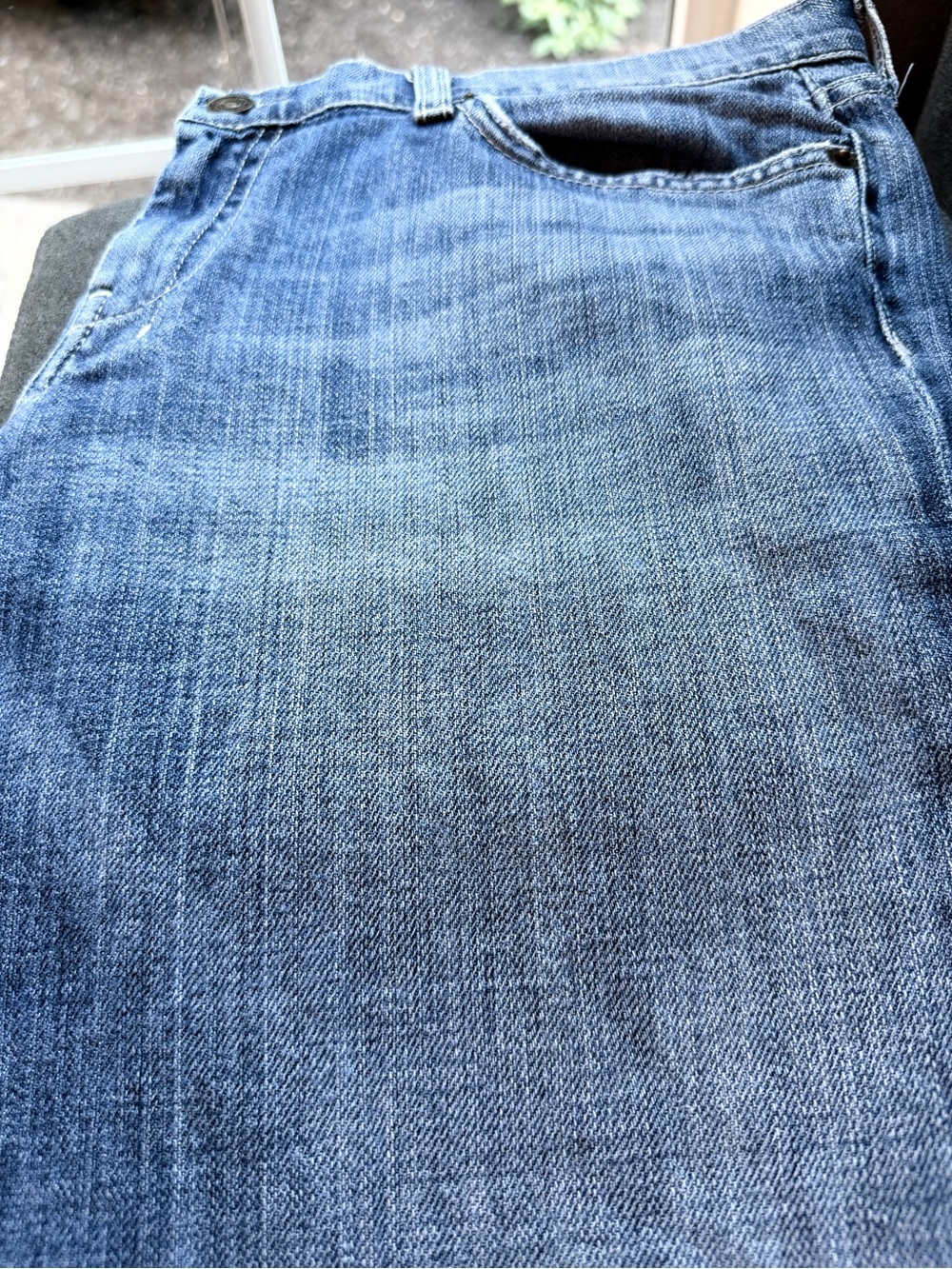 Vintage 7 For All Mankind Dojo Flare Jeans 32 Crystal Embellished Pocket USA Y2K - Picture 8 of 16